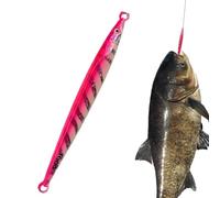 Jig - Esca da pesca ad affondamento rapido, luminosa, forma realistica | Jigs da pesca in acqua salata per tiro veloce, traino lento, fiume, zona costiera, lago, lungo il