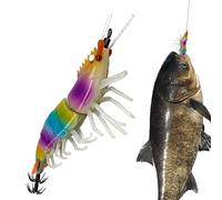 Jig Luminescente,Tackle A Forma Di Gambero - Lure Da Mare Per | Per Stagno Lago Fiume Acque Poco Profonde Riva Acqua Uomini, Papà e Marito