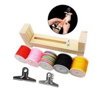Jig Paracord Bracciale Maker Kit Cornice in legno Lunghezza regolabile