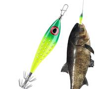 Jig per Calamari - Luce LED Colorata Con Multi-Amo | Ami Luminescenti Per Calamari Esche Da Mare - Per Polpo Sleeve-fish Barca Fiume Lago Outdoor Pescatori Appassionati Principianti