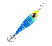 Jig per Calamari,Luce LED Colorata Con Multi-Amo | Totani Luminescenti per Mare | Per La Barca, Nave, Molo, Fiume, Lago, Ruscello, Stagno, Pescatori, Appassionati E Principianti