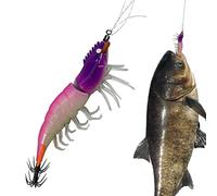 Jig Per Calamari Marino Esca Artificiale A Forma Di Gambero