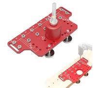 Jig per perni per mensola e cerniera da 35 mm due in uno, maschera per foratura con punte da 5 mm e 1/4", guida per trapano per fori di foratura