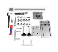 Jig per Spinatura Legno 3 in 1 con Estensione 600mm, Dima per Fori Porte Esterne e Pannelli Scorrevoli - Regolabile e Autocentrante per Falegnameria Professionale
