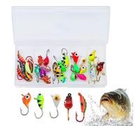 Jig pesca sul ghiaccio, esche da pesca sul ghiaccio | Kit da pesca sul ghiaccio 30X | False esche artificiali strumenti da pesca, accessorio per gli amanti della pesca, gli amanti della pesca e la