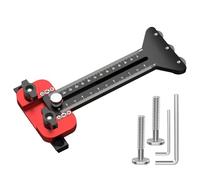 Jig RIP sottile - Guida del pianificatore in alluminio, maschera da taglio regolabile | Striscia sottile Tablesaw Jig, Accessorio per recinzione da tavolo, Guida al taglio a 3 pulegge per la produzion