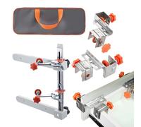 Jig scorrevole per cassetti, maschera per maniglia 'armadio, kit di guide di montaggio per installazione cassetta degli attrezzi per la lavorazione del legno mobili cassettiera casa per