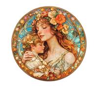 Jigfoxy Puzzle in legno per adulti, per l'amore della mamma, per adulti, puzzle unico in legno, famiglia e amici, L-34 x 34 cm, 300 pezzi