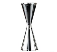 Jigger in acciaio inox con doppia capacità per una miscelazione accurata, un must have per uso domestico e professionale (45/60ml)
