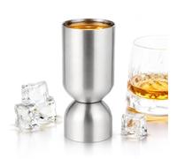 Jigger Misurino Cocktail 15/30ml - Dosatore Professionale per Gin and Tonic e Mixology - Misurino Doppio in Acciaio Inox per Dosaggio Preciso Liquori - Accessorio Barman e Regalo Gin Lovers