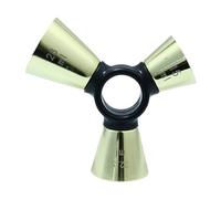 Jigger Misurino per Cocktail Acciaio Inossidabile A 3 Estremità Ergonomico