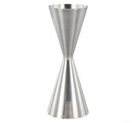 Jigger per cocktail in acciaio inox con doppia misurazione da 30/45 ml e 60/90 ml per una miscelazione precisa delle bevande, strumento di misurazione per uso domestico e professionale (45/60 ml)