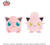 Jigglypuff & Scream Tail Pokémon Mofugutto Peluche Giocattolo Pokemon Bambola...
