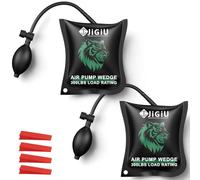 JiGiU Cuscinetti ad Aria per Sollevamento 2 Pezzi, Max Carico 200kg (Altezza 6cm) - con Cunei per Installazione Porte/Finestre, Spostare Mobili, Lavatrici - Tessuto Rinforzato TPU Antiscivolo