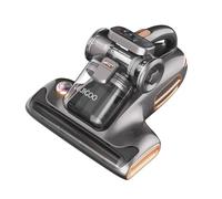 JIGOO Aspiratore acaro per materassi, 700 W, con luce UV, 15 kpa, aspirapolvere antiacari, rimuove il 99,9%, indicatore LED, 72 dB, basso rumore (Grigio)