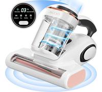 JIGOO J300 Battimaterasso,500W Aspiratore portatile intelligente per materassi, Aspirapolvere antiacaro con luce UV, rimuove il 99,9% degli allergeni, per materassi, letti, divani e mobili imbottiti