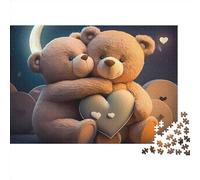 Jigsaw 1000 Pezzi Teddy Bear Puzzle Adulti Difficoltà Puzzle Educativi Giocattoli Giochi Decorazione della Famiglia 1000 Pezzi (75x50 cm)