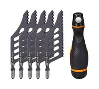 Jigsaw Cutter - 5 Piece Carbon Steel Set | Wood Cutting Hand Tool | Precision Blades For Carpentry And DIY Projects