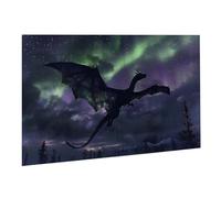 Jigsaw Puzzle, 1000 Pezzi Puzzle Classici, Aurora Puzzle Rilassamento Intelligence, Mpossibile Difficile Puzzles impegnativo per adulti Puzzles per Gioco Familiare, Regalo per Amore Amico Drago K0F448