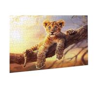 Jigsaw Puzzle, 1000 Pezzi Puzzle Classici, Il Leone Puzzle Rilassamento Intelligence, Mpossibile Difficile Puzzles impegnativo adulti Puzzles Gioco Familiare, Regalo Amore Amico Bambino K0F-754
