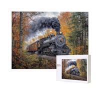 Jigsaw Puzzle, 1000Pcs Puzzle di Legno Classici, Treno a vapore Puzzles Giochi Rilassamento e Intelligence, Intrattenimento Creativo, Divertimento, Festa Aziendale, Regalo per Amore e Amico R-792