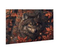 Jigsaw Puzzle, 1500 Pezzi Puzzle Classici, Animali Puzzle Rilassamento Intelligence, Mpossibile Difficile Puzzles impegnativo adulti Puzzles Gioco Familiare, Regalo Amore Amico Lupo 1 K0F-171