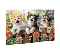 Jigsaw Puzzle, 1500 Pezzi Puzzle Classici, Animali Puzzle Rilassamento Intelligence, Mpossibile Difficile Puzzles impegnativo adulti Puzzles Gioco Familiare, Regalo Amore Amico Gatto 6 K0F-316