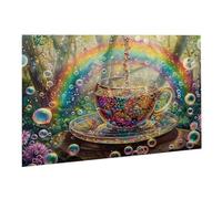Jigsaw Puzzle, 1500 Pezzi Puzzle Classici, Arcobaleno Puzzle Rilassamento Intelligence, Mpossibile Difficile Puzzles impegnativo adulti Puzzles Gioco Familiare, Regalo Amore Amico Tazze K0F-331