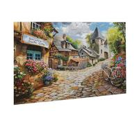 Jigsaw Puzzle, 1500 Pezzi Puzzle Classici, Vista Puzzle Rilassamento Intelligence, Mpossibile Difficile Puzzles impegnativo adulti Puzzles Gioco Familiare, Regalo Amore Amico Piccola Città K0F-181