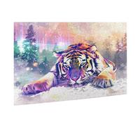 Jigsaw Puzzle, 2000 Pezzi Puzzle Classici, Animali Puzzle Rilassamento Intelligence, Mpossibile Difficile Puzzles impegnativo adulti Puzzles Gioco Familiare, Regalo Amore Amico Tigre K0F-368