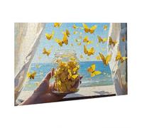 Jigsaw Puzzle, 2000 Pezzi Puzzle Classici, Giallo Puzzle Rilassamento Intelligence, Mpossibile Difficile Puzzle Impegnativo per Adulti Puzzle Gioco Familiare, Regalo per Amore Amico Farfalla fr0-844