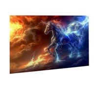 Jigsaw Puzzle, 2000 Pezzi Puzzle Classici, Unicorno Puzzle Rilassamento Intelligence, Mpossibile Difficile Puzzles impegnativo adulti Puzzles Gioco Familiare, Regalo Amore Amico Animali K0F-409