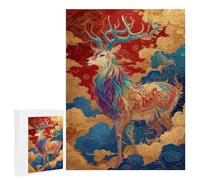 Jigsaw Puzzle, 2000Pcs Puzzle Classici, Deer God Puzzles Giochi Rilassamento e Intelligence, Puzzles per Gioco Familiare, Festa Aziendale, Idea Regalo Made per Amore e Amico, 100 x 70 cm J-593
