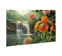 Jigsaw Puzzle, 3000 Pezzi Puzzle Classici, Cascate Puzzle Rilassamento Intelligence, Mpossibile Difficile Puzzle Impegnativo per Adulti Puzzle Gioco Familiare, Regalo per Amore Amico Iris fr0-275