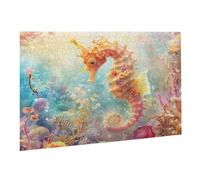 Jigsaw Puzzle, 3000 Pezzi Puzzle Classici, Cavallo Di Mare Puzzle Rilassamento Intelligence, Mpossibile Difficile Puzzles impegnativo adulti Puzzles Gioco Familiare, Regalo Amore Amico Oceano K0F-216