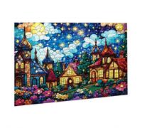 Jigsaw Puzzle, 3000 Pezzi Puzzle Classici, Colorato Puzzle Rilassamento Intelligence, Mpossibile Difficile Puzzle Impegnativo per Adulti Puzzle Gioco Familiare, Regalo per Amore Amico Cottage fr0-1074