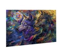 Jigsaw Puzzle, 3000 Pezzi Puzzle Classici, Lupo Puzzle Rilassamento Intelligence, Mpossibile Difficile Puzzles impegnativo adulti Puzzles Gioco Familiare, Regalo Amore Amico Animali 1 K0F-374