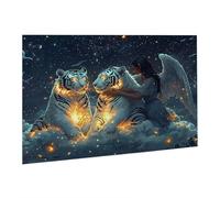 Jigsaw Puzzle, 3000 Pezzi Puzzle Classici, Tigre Puzzle Rilassamento Intelligence, Mpossibile Difficile Puzzle Impegnativo per Adulti Puzzle Gioco Familiare, Regalo per Amore Amico Angelo fr0-349