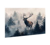 Jigsaw Puzzle, 4000 Pezzi Puzzle Classici, Cervo Puzzle Rilassamento Intelligence, Mpossibile Difficile Puzzles impegnativo adulti Puzzles Gioco Familiare, Regalo Amore Amico Foresta 1 K0F-138
