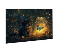 Jigsaw Puzzle, 4000 Pezzi Puzzle Classici, Farfalla Puzzle Rilassamento Intelligence, Mpossibile Difficile Puzzles impegnativo adulti Puzzles Gioco Familiare, Regalo Amore Amico Gatto K0F-336