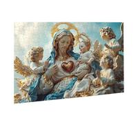 Jigsaw Puzzle, 4000 Pezzi Puzzle Classici, La Madre Puzzle Rilassamento Intelligence, Mpossibile Difficile Puzzle Impegnativo per Adulti Puzzle Gioco Familiare, Regalo per Amore Amico Angelo fr0-611