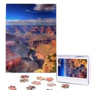 Jigsaw Puzzle 500 pezzi Immagine in legno personalizzata da foto Puzzle personalizzato da immagini Beauty Grand Canyon Puzzle per adulti Famiglia Compleanno Natale San Valentino Regali