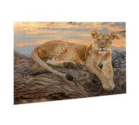 Jigsaw Puzzle, 5000 Pezzi Puzzle Classici, Animali Puzzle Rilassamento Intelligence, Mpossibile Difficile Puzzles impegnativo adulti Puzzles Gioco Familiare, Regalo Amore Amico Il Leone 1 K0F-270