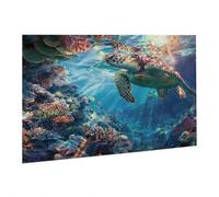 Jigsaw Puzzle, 5000 Pezzi Puzzle Classici, Animali Puzzle Rilassamento Intelligence, Mpossibile Difficile Puzzle Impegnativo per Adulti Puzzle Gioco Familiare, Regalo Amore Tartarughe Marine fr0-1149
