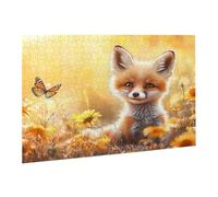 Jigsaw Puzzle, 5000 Pezzi Puzzle Classici, Farfalla Puzzle Rilassamento Intelligence, Mpossibile Difficile Puzzle Impegnativo per Adulti Puzzle Gioco Familiare, Regalo per Amore Amico Volpe fr0-1092