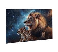 Jigsaw Puzzle, 5000 Pezzi Puzzle Classici, Il Leone Puzzle Rilassamento Intelligence, Mpossibile Difficile Puzzles impegnativo adulti Puzzles Gioco Familiare, Regalo Amore Amico Animali 1 K0F-755