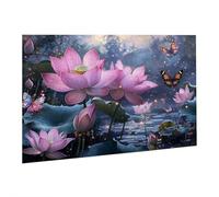 Jigsaw Puzzle, 6000 Pezzi Puzzle Classici, Farfalla Puzzle Rilassamento Intelligence, Mpossibile Difficile Puzzle Impegnativo per Adulti Puzzle Gioco Familiare, Regalo per Amore Fiore Di Loto fr0-957