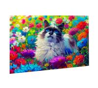Jigsaw Puzzle, 6000 Pezzi Puzzle Classici, Gatto Puzzle Rilassamento Intelligence, Mpossibile Difficile Puzzles impegnativo adulti Puzzles Gioco Familiare, Regalo Amore Amico Fiori 7 K0F-868