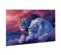 Jigsaw Puzzle, 6000 Pezzi Puzzle Classici, Il Leone Puzzle Rilassamento Intelligence, Mpossibile Difficile Puzzles impegnativo adulti Puzzles Gioco Familiare, Regalo Amore Amico Animali 2 K0F-756