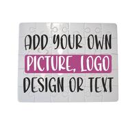 Jigsaw Puzzle - Aggiungi il tuo testo, immagine, design o logo. 30 pezzi, cartone rivestito lucido durevole